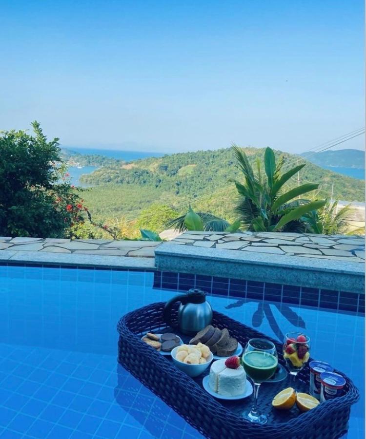 Casa Em Paraty, Piscina Com Vista Para O Mar Zewnętrze zdjęcie