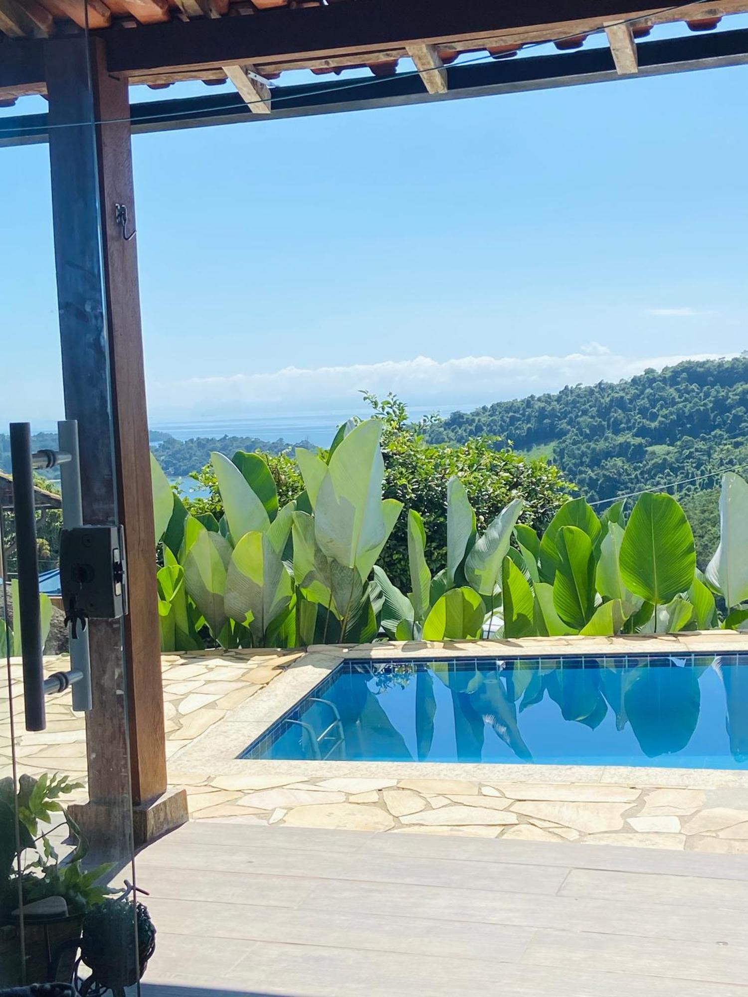 Casa Em Paraty, Piscina Com Vista Para O Mar Zewnętrze zdjęcie